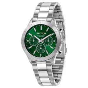 Orologio Multifunzione in Acciaio Uomo Sector R3253578030