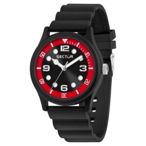 Orologio in Gomma Nera Uomo Sector R3251318001